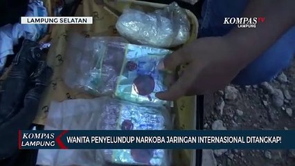 Detik-Detik Wanita Penyelundup Narkoba Jaringan Internasional Ditangkap!