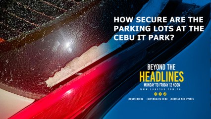 How secure are the parking lots at the Cebu IT Park?