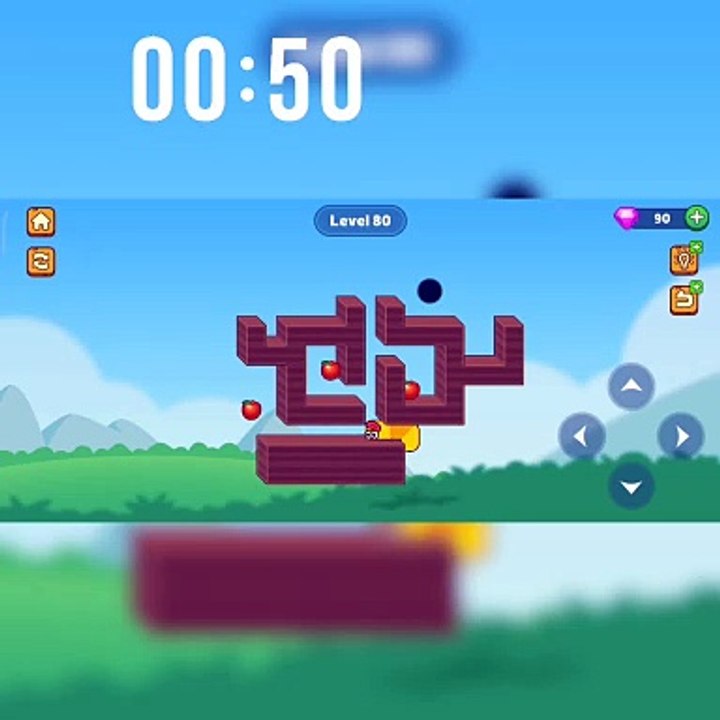 Hungry Worm Game Play! VIP Gamer ! Best game Play! Short video! Level 80