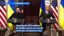 Ucraina: gli Usa approvano aiuti per 250 milioni di dollari, Kiev pronta a produrre proiettili