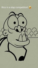 Rico in a slap competition!