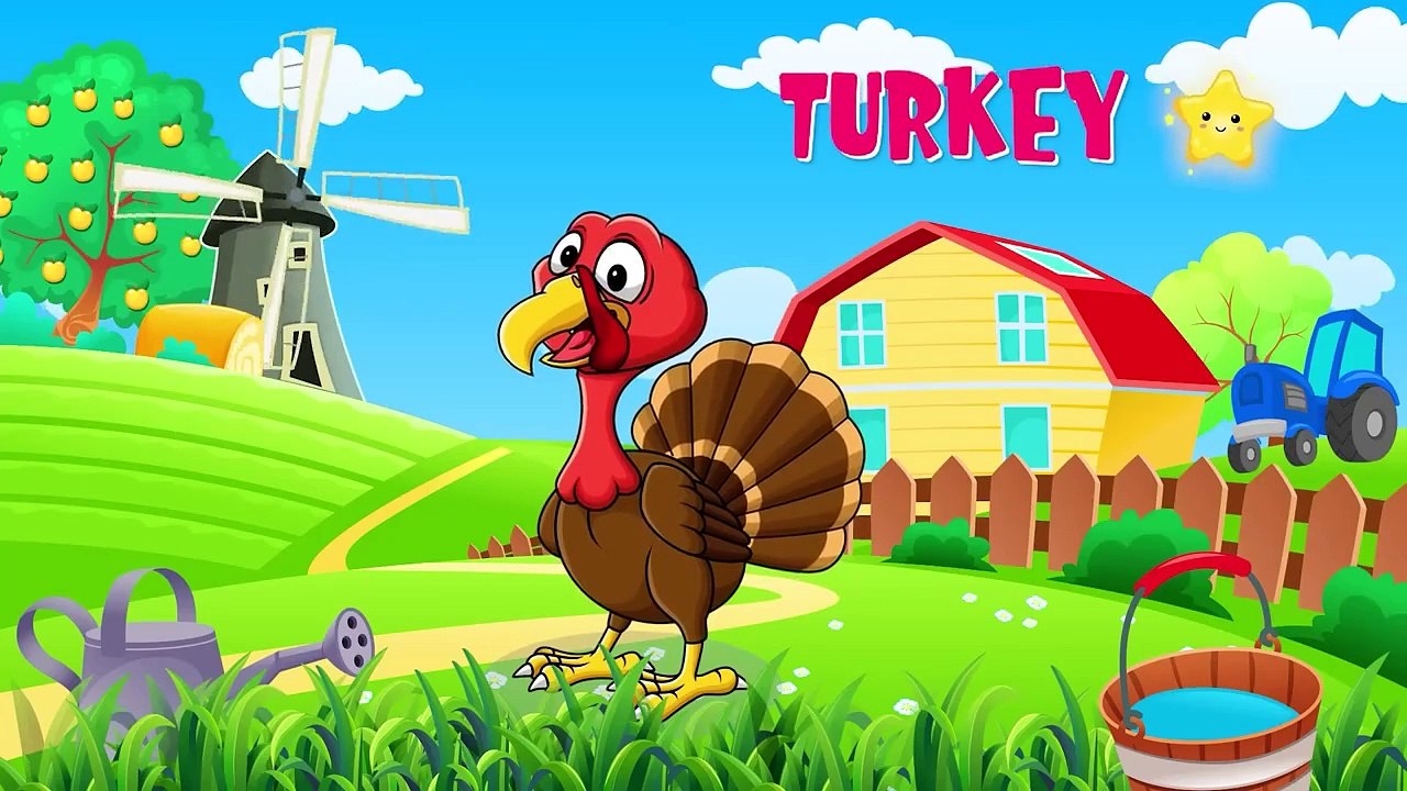 20 min Farm Animals for Kids Animal name and sound Learn animals