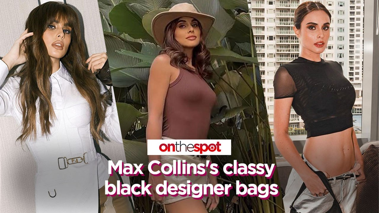 On the Spot: Max Collins's classy black designer bags