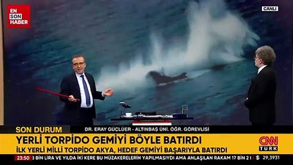 Bir ilk gerçekleşti: Milli torpido AKYA hedef gemiyi batırdı