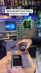 Telefon tamircileri bile şaşırdı! Ölü piksel hatasını bakın nasıl çözdü