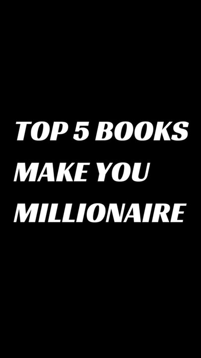 5 Books that can make you a billionaire #motivation #quotes #mindset #success #money #inspiration