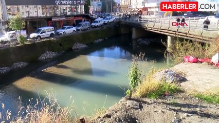 Rize'de selde zarar gören köprüler yıkılıyor