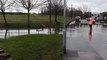 Storm Gerrit: Flooding in Glasshoughton