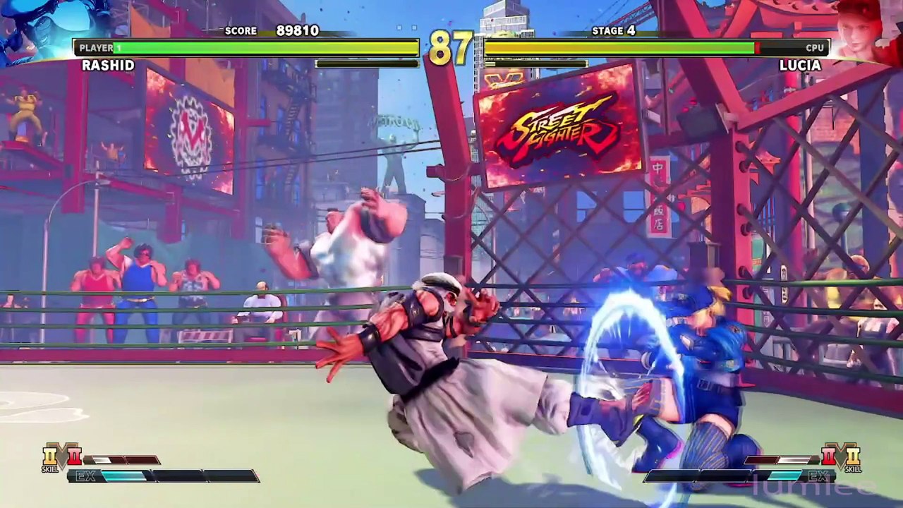 Street Fighter V Story & Arcade {SF5} - Rashid (Eng. Ver) - video ...
