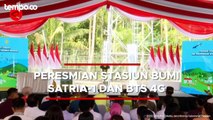 Jokowi Resmikan Stasiun Bumi Satria-1 Dan Bts 4G di Sulawesi Utara