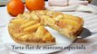 Tarta-flan de manzana especiada, una delicia fácil de hacer, con poca harina y mucho sabor