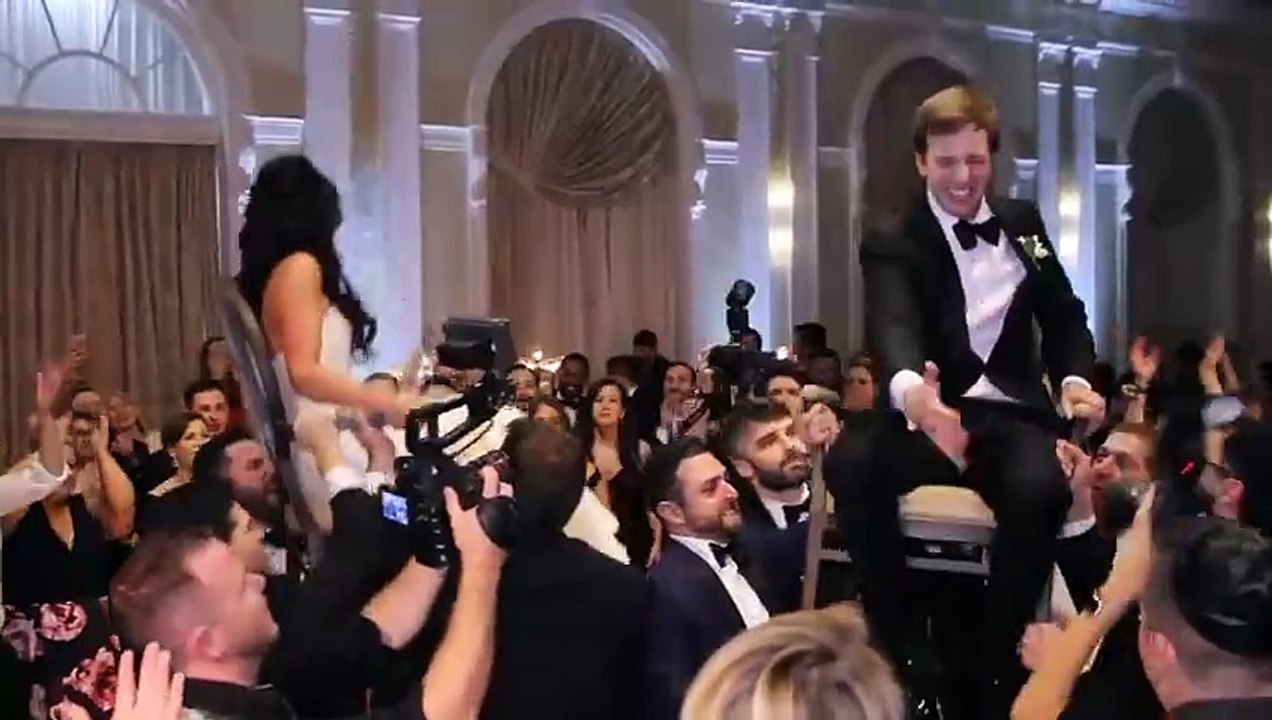 Most epic Jewish wedding dance
