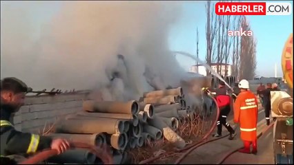 Iğdır'da ahır yangınında 200 koyun son anda kurtarıldı