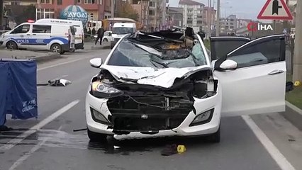 Otomobilin çarptığı bisiklet sürücüsü hayatını kaybetti