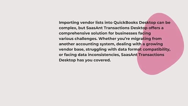 Steps to Import Vendor List into QuickBooks Desktop