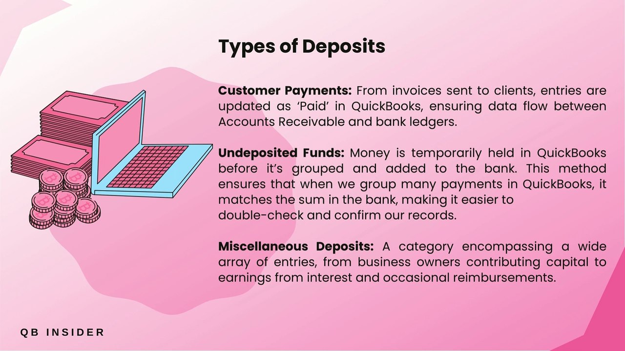 Managing Deposits in QuickBooks Online