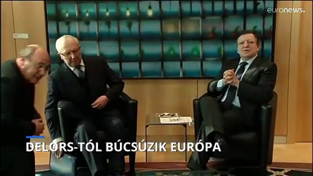 Elődjét méltatva búcsúzik Jacques Delors-tól von der Leyen