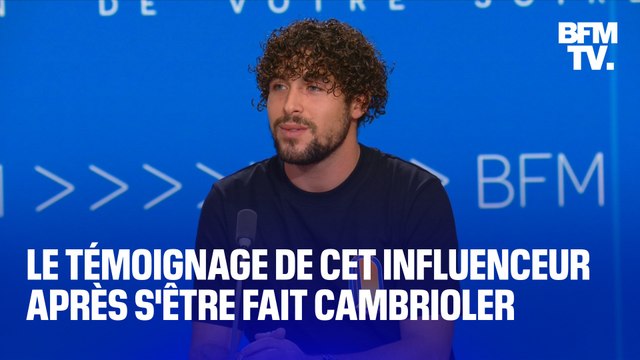 “C’est très traumatisant, on ne se sent plus chez soi”: Zinedine Bouzourene, influenceur, a été cambriolé en août dernier