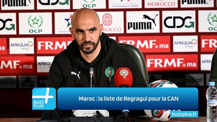 Maroc : la liste de Regragui pour la CAN