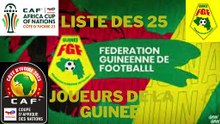 CAN 2023: LES 25 JOUEURS GUINEENS