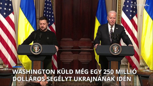 Washington bejelentette az év utolsó, 250 millió dolláros segélyét Ukrajnának