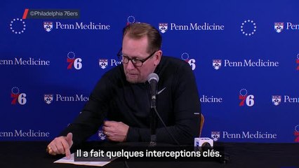 76ers - Nurse : "Une bonne production en sortie de banc"