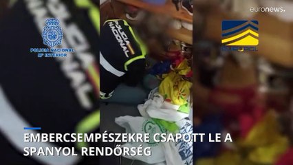 Embercsempészekre csapott le a spanyol rendőrség