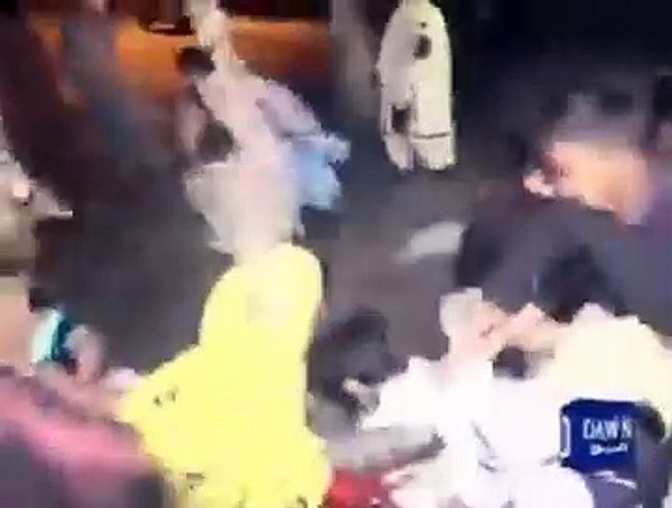 Establishment brutality beating women & Children's