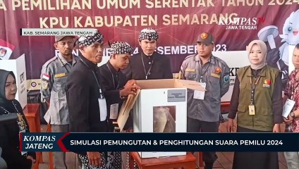 Simulasi Pemungutan dan Penghitungan Suara Pemilu 2024