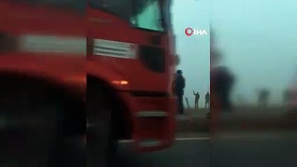 Kahramanmaraş’da 22 araç kazaya karıştı: 15 yaralı