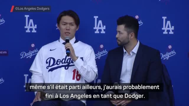 Dodgers - Yamamoto : Je ne dirais pas que Shohei Ohtani est la seule raison de ma venue