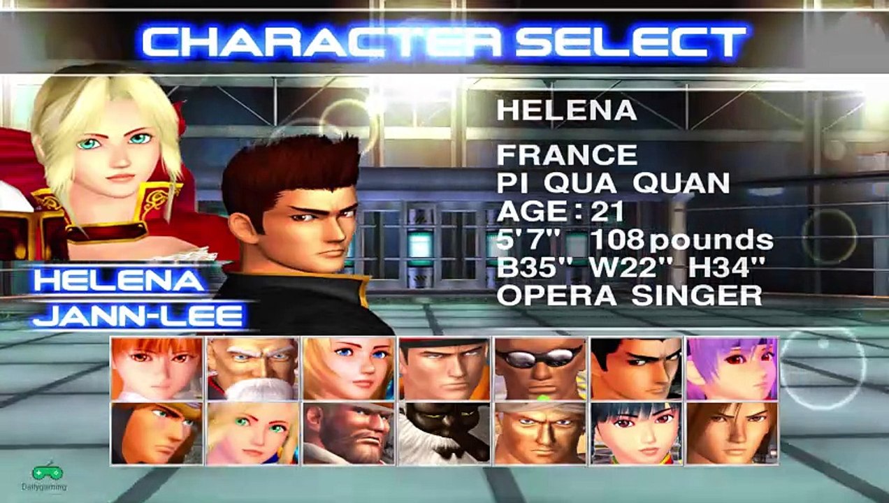 TAG  TEAM  JANN-LEE HELENA  DEAD OR ALIVE 2 GAMEPLAY 4K 60 FPS