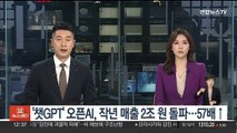 '챗GPT' 개발사 오픈AI, 작년 매출 2조 원 돌파…57배로 '껑충'