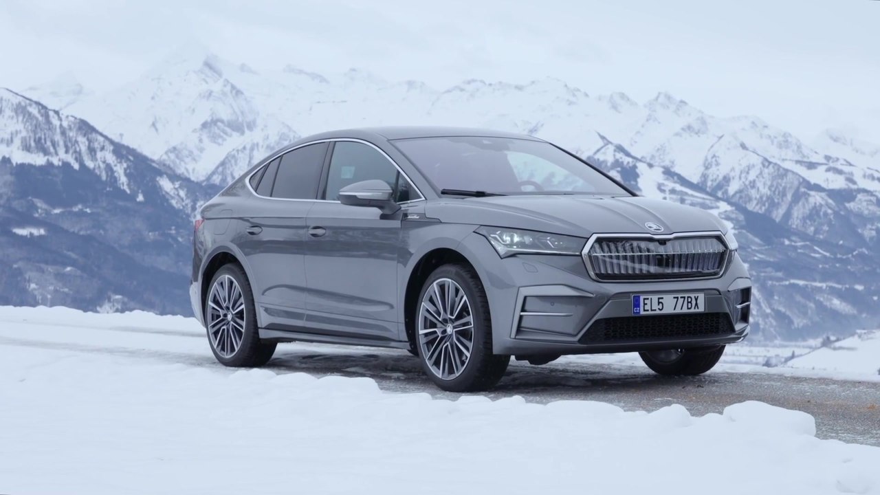 Der 2024 Škoda Enyaq - L&K Design Selection in Schwarz oder Shell umfasst klimatisierte Ledersitze mit Massagefunktion