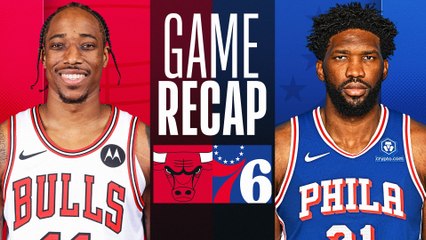 76ers Defeat Bulls 110-97 Behind Embiid's Triple-Double