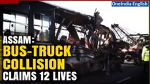 Assam: 12 casualties and 25 injured reported in bus-truck collision in Golaghat’s Balijan | Oneindia