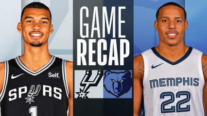 Game Recap: Grizzlies 106, Spurs 98