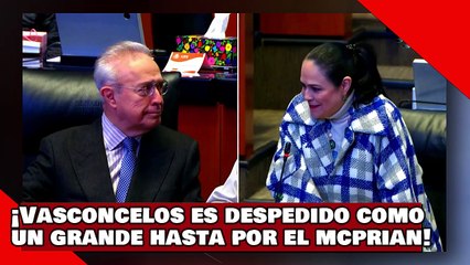 ¡VEAN! ¡Héctor Vasconcelos es despedido como un grande por la 4T y hasta por el McPRIANRD!