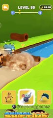 Level 55 | Animal Shifting: Transform Run | Balap Hewan #shorts #animalsforkid #gameplay #animalrace