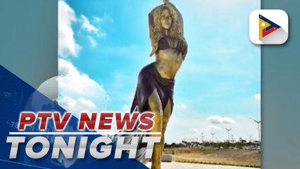 Shakira honored with a statue in her hometown in Colombia