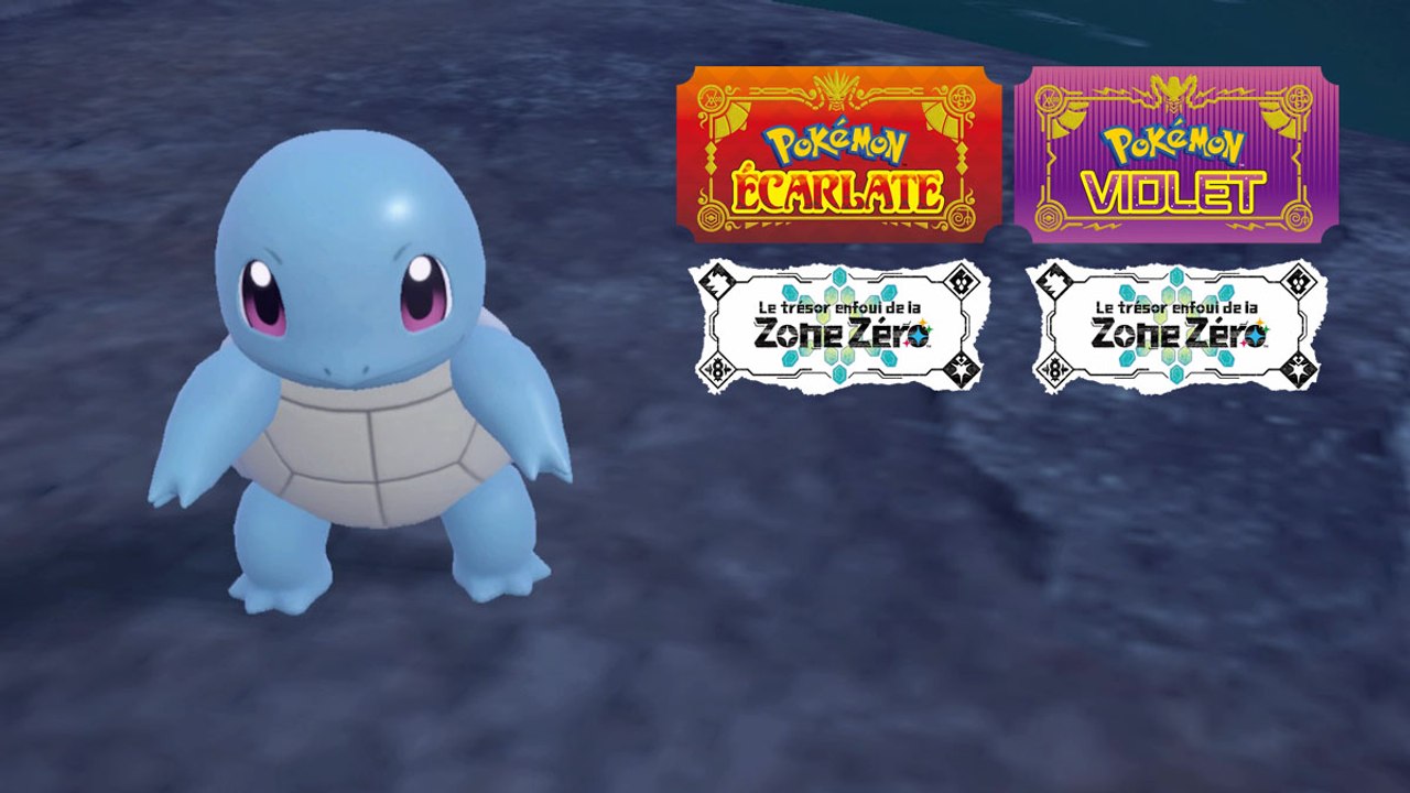 Carapuce Pokémon Écarlate et Violet : Où le trouver et comment le faire évoluer en Tortank ?