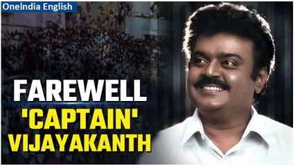 Captain Vijayakanth Passes Away| Supporters, fans pay tribute| Oneindia