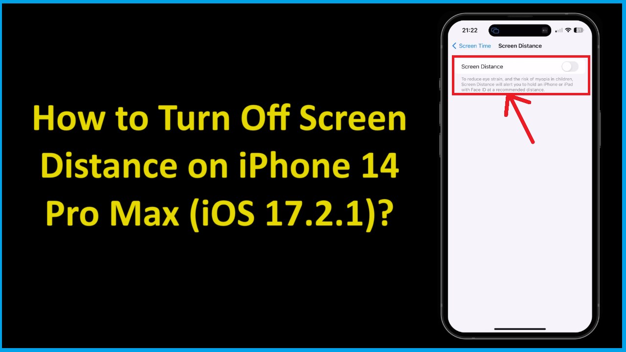 How To Turn Off Screen Distance On IPhone 14 Pro Max iOS 17 2 1