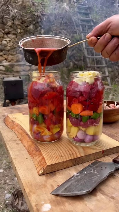 Kavanozda Et Güveç #food #yemek #keşfet #chef #yemektarifleri #yemektarifi