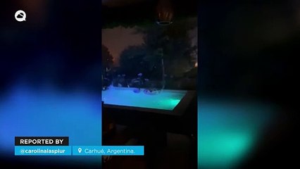 Intense Hailstorm Hits Buenos Aires & La Pampa 🇦🇷 — Damage Causes Trees to Fall