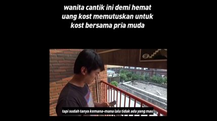 Wanita cantik ini rela ngekos bareng seorang pria demi menghemat biaya kost