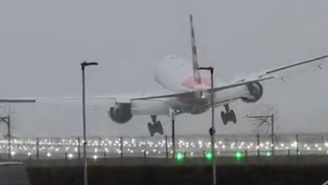 Grosse frayeur pour cet avion qui manque de s'écraser lors de son atterrissage à Londres