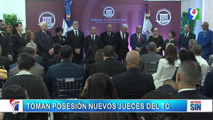 Juramentan nuevos jueces del TC, incluyendo su presidente | Primera Emisión SIN
