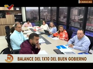 Vcpta. Delcy Rodríguez lidera balance del programa 1x10 del Buen Gobierno