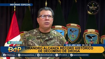 Golpe al narcotráfico en el 2023: Dirandro alcanza récord histórico este año en decomiso de droga